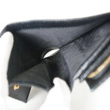 グッチ GGマーモント レザー 二つ折り財布 ブラック - NEWSED