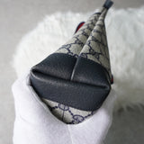 オールドグッチ シェリーライン GGスプリームトートバッグ ベージュ / ネイビー - NEWSED