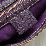 グッチ ニュージャッキー GGキャンバス / レザー ワンショルダーバッグ ベージュ / パープル - NEWSED