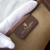 オールド グッチ シェリーライン GGスプリーム トートバッグ ベージュ - NEWSED