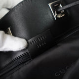 グッチ GGキャンバス / レザー ワンショルダーバッグ ブラック - NEWSED