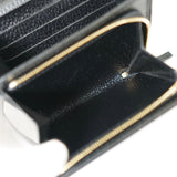 グッチ GGマーモント レザー 二つ折り財布 ブラック - NEWSED