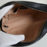 グッチ GGマーモント レザー チェーン ショルダーバッグ ブラック - NEWSED