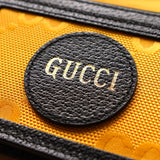 グッチ オフザグリッド GGキャンバス/レザー フラグメントケース イエロー/ブラック - NEWSED