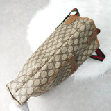 オールド グッチ シェリーライン GGスプリーム レザー トートバッグ ベージュ - NEWSED