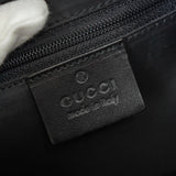 グッチ GGキャンバス / レザー ワンショルダーバッグ ブラック - NEWSED