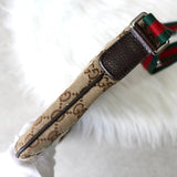 グッチ シェリーライン GGキャンバス ショルダーバッグ ベージュ - NEWSED