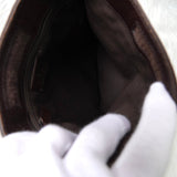 グッチ シェリーライン GGキャンバス / レザー ショルダーバッグ ブラウン - NEWSED