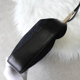 グッチ GGキャンバス / レザー ワンショルダーバッグ ブラック - NEWSED