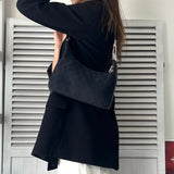 グッチ GGキャンバス / レザー ワンショルダーバッグ ブラック - NEWSED