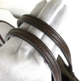 グッチ シェリー GGスプリーム レザー トートバッグ ブラウン - NEWSED