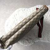 オールド グッチ シェリーライン GGプラス/レザー トートバッグ A4収納可 ベージュ - NEWSED