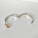 エルメス ミニクリック シェーヌダンクル GM バングル ハート シルバー / グレー / ホワイト / ゴールド - NEWSED