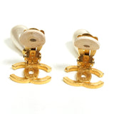 シャネル ココマーク ティアドロップ フェイクパール イヤリング GP ゴールド - NEWSED