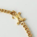 セリーヌ ヴィンテージ トリオンフ GP ゴールド ブレスレット - NEWSED