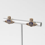 ヴィヴィアン ウエストウッド オーブ GP ピアス ネイビー/ゴールド - NEWSED