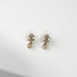 シャネル ココマーク スイングラインストーン GP ゴールド ピアス - NEWSED