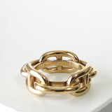 エルメス シェーヌダンクル ルガテ スカーフリング スカーフ留め パーマブラス GP ゴールド - NEWSED