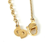 クリスチャン ディオール パール ラインストーン ネックレス GPゴールド - NEWSED