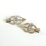 シャネル ココマーク ラインストーン ピアス GP ゴールド - NEWSED