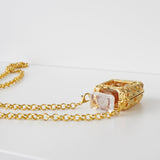 シャネル 香水ボトル GP ゴールド ロング ネックレス - NEWSED