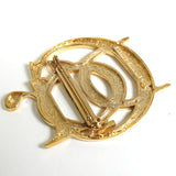 クリスチャン ディオール ロゴ ブローチ GPゴールド - NEWSED