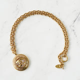 シャネル ココマーク サークル チェーンネックレス GP ゴールド - NEWSED