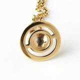 ヴィヴィアン ウエストウッド ミニオーブ ラインストーン GP ゴールド ネックレス 箱付き - NEWSED