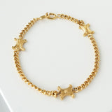 セリーヌ ヴィンテージ トリオンフ GP ゴールド ブレスレット - NEWSED