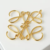 ロエベ アナグラム GP ゴールド ブローチ 箱付き - NEWSED