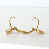 セリーヌ トリオンフ ピアス GP ゴールド ラインストーン - NEWSED