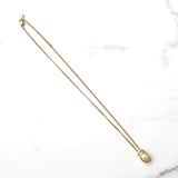 クリスチャン ディオール パール ラインストーン ネックレス GPゴールド - NEWSED