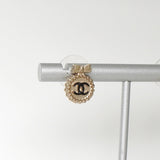 シャネル ココマーク リボン サークル ピアス GPゴールド - NEWSED