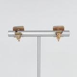 シャネル ココマーク スクエア イヤリング GP / ブラック - NEWSED