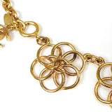 シャネル ココマーク フラワーモチーフ チョーカー ネックレス GP ゴールド - NEWSED