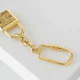 セリーヌ トリオンフ カデナ 南京錠 パドロック キーリング キーホルダー チャーム GP ゴールド - NEWSED