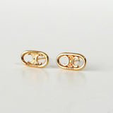 セリーヌ トリオンフ ブラゾン ロゴ ピアス GP ゴールド - NEWSED