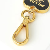 プラダ ハート チャーム キーホルダー GP ゴールド / ブラック - NEWSED