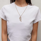 シャネル ココマーク ラインストーン フェイクパール ネックレス GP ゴールド - NEWSED