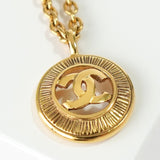 シャネル ココマーク サークル チェーンネックレス GP ゴールド - NEWSED