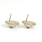 シャネル ココマーク フェイクパール ツイスト サークル ピアス GP ゴールド - NEWSED