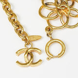 シャネル ココマーク フラワーモチーフ チョーカー ネックレス GP ゴールド - NEWSED