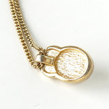 クリスチャン ディオール パール ラインストーン ネックレス GPゴールド - NEWSED