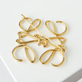 ロエベ アナグラム GP ゴールド ブローチ 箱付き - NEWSED