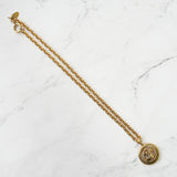 シャネル ココマーク サークル チェーンネックレス GP ゴールド - NEWSED