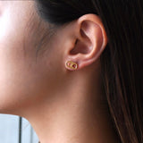 セリーヌ トリオンフ ブラゾン ロゴ ピアス GP ゴールド - NEWSED