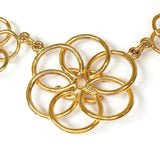 シャネル ココマーク フラワーモチーフ チョーカー ネックレス GP ゴールド - NEWSED