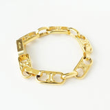 セリーヌ ヴィンテージ トリオンフ チェーン ブレスレット GPゴールド - NEWSED