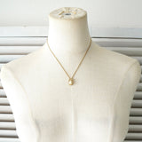 クリスチャン ディオール パール ラインストーン ネックレス GPゴールド - NEWSED