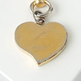 プラダ ハート ロゴ チャーム キーリング GPゴールド / ブラック 箱付き - NEWSED